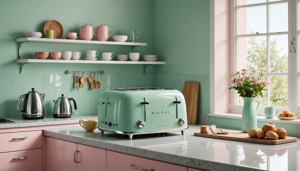 Grille-pain SMEG : l'élégance des années 50 dans votre cuisine